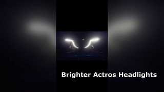 Mise à niveau super lumineuse des phares LED Mercedes Actros
